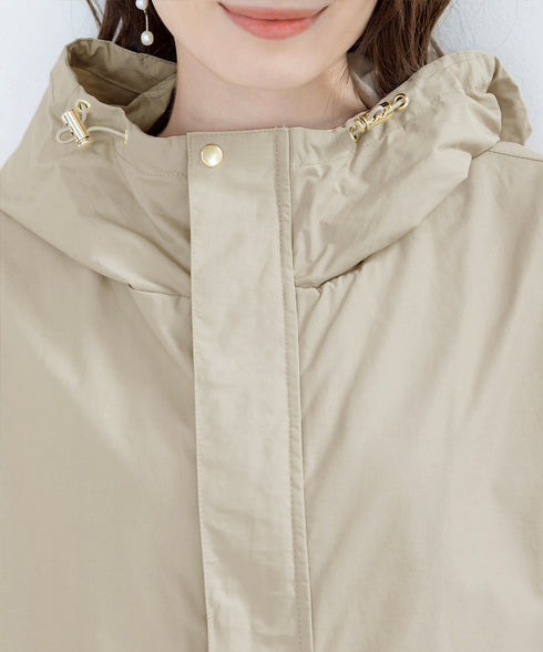 撥水ドロストマウンテンパーカー