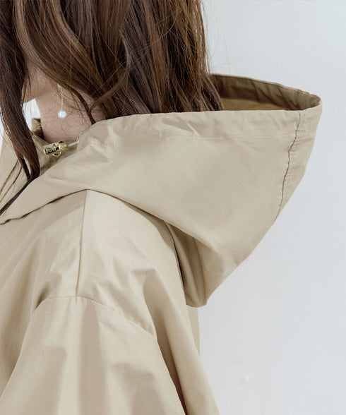 撥水ドロストマウンテンパーカー