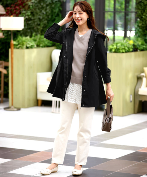 【安田美沙子さん着用 / 選べる裾】 レイヤードヘムカットソーTシャツ