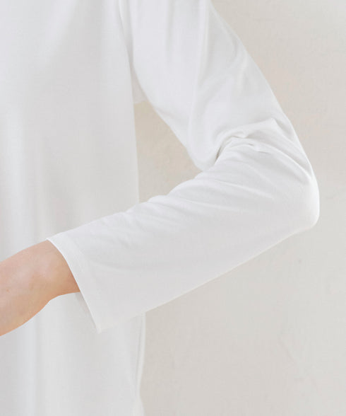 【安田美沙子さん着用 / 選べる裾】 レイヤードヘムカットソーTシャツ