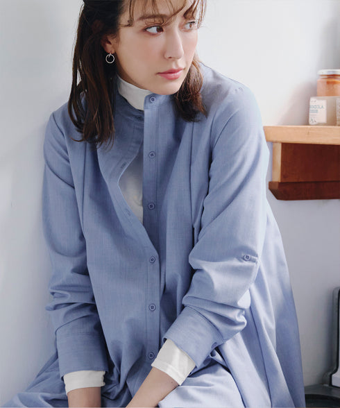 【安田美沙子さん着用 / 選べる4type】ハイネックカットソートップス