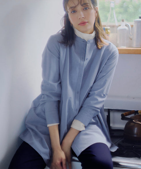 【安田美沙子さん着用 / 選べる4type】ハイネックカットソートップス