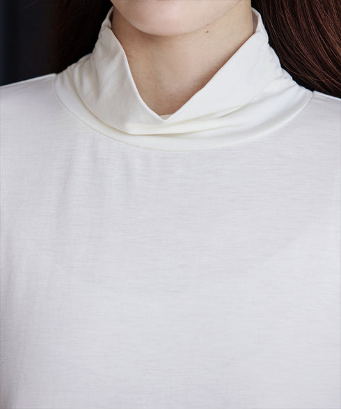 【安田美沙子さん着用 / 選べる4type】ハイネックカットソートップス