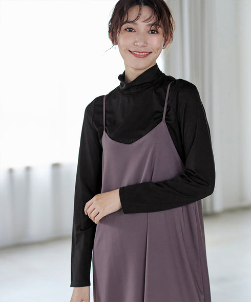 【安田美沙子さん着用 / 選べる4type】ハイネックカットソートップス