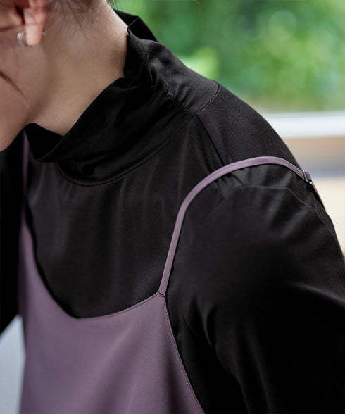 【安田美沙子さん着用 / 選べる4type】ハイネックカットソートップス