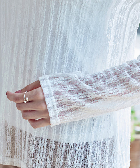 【安田美沙子さん着用 / 選べる4type】ハイネックカットソートップス