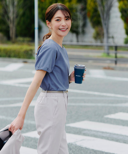 【小倉優子さん着用・ダブルクロス】 テーパードパンツ