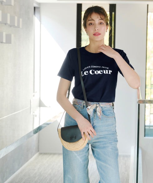 【アウトレット】シンプルロゴプリントTシャツ