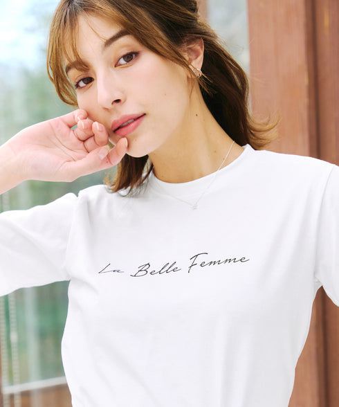 【アウトレット】シンプルロゴプリントTシャツ