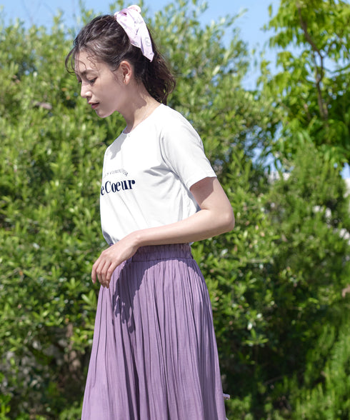 【アウトレット】シンプルロゴプリントTシャツ