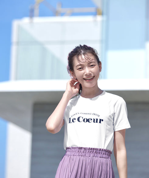 【アウトレット】シンプルロゴプリントTシャツ