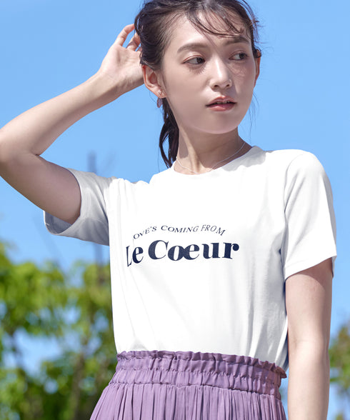 【アウトレット】シンプルロゴプリントTシャツ