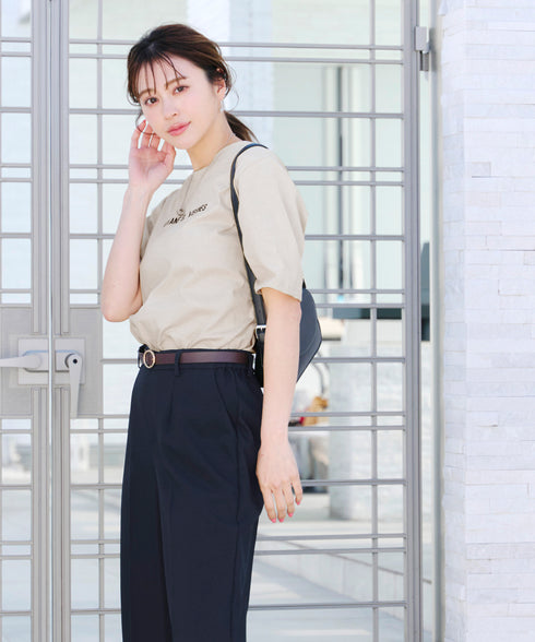 【アウトレット】刺繍ロゴシンプルTシャツ