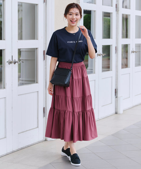 【アウトレット】刺繍ロゴシンプルTシャツ
