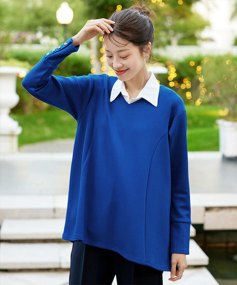 【クリアランスセール / ふわもち美すふれ】フレアシルエットカットソー