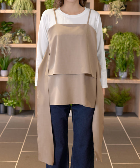 リボンキャミドッキングカットソートップス