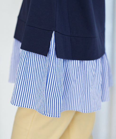 【クリアランスセール】ポンチドッキングギャザーパーカー