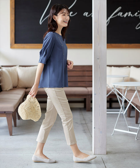 【アウトレット】マトンスリーブカットソートップス