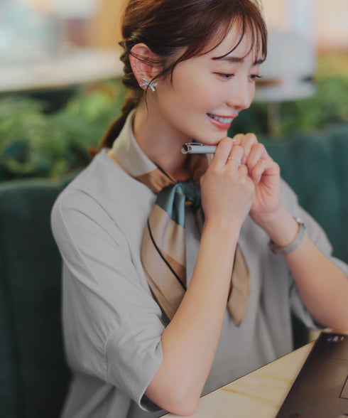 【おのののかさん着用・冷凛(ひやりん)カノコ】ドルマンスリーブカットソー