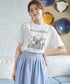 【おのののかさん着用・サマケア】グラフィックプリントTシャツ
