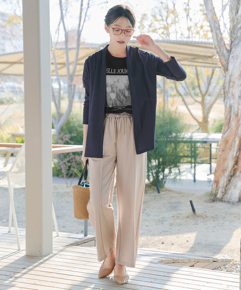 【おのののかさん着用・サマケア】グラフィックプリントTシャツ