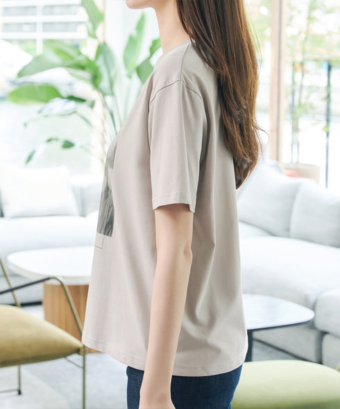 【おのののかさん着用・サマケア】グラフィックプリントTシャツ