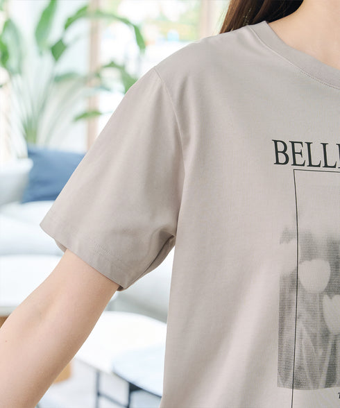 【おのののかさん着用・サマケア】グラフィックプリントTシャツ