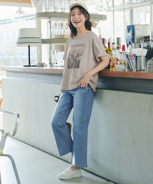 【おのののかさん着用・サマケア】グラフィックプリントTシャツ