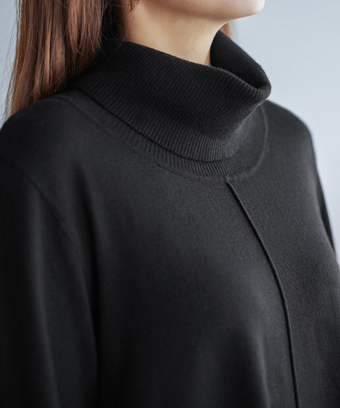 まろやかタートルニットチュニック