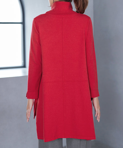 まろやかタートルニットチュニック