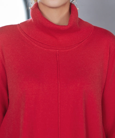 まろやかタートルニットチュニック