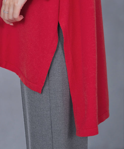 まろやかタートルニットチュニック