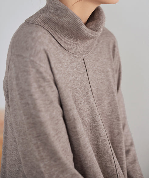 まろやかタートルニットチュニック