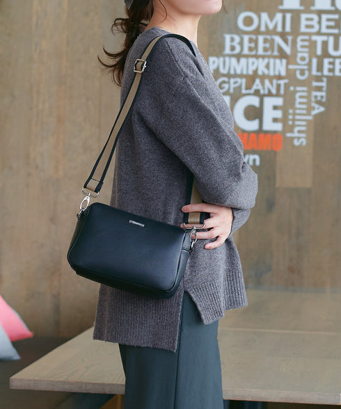 【安田美沙子さん着用】メランジVネックニットプルオーバー