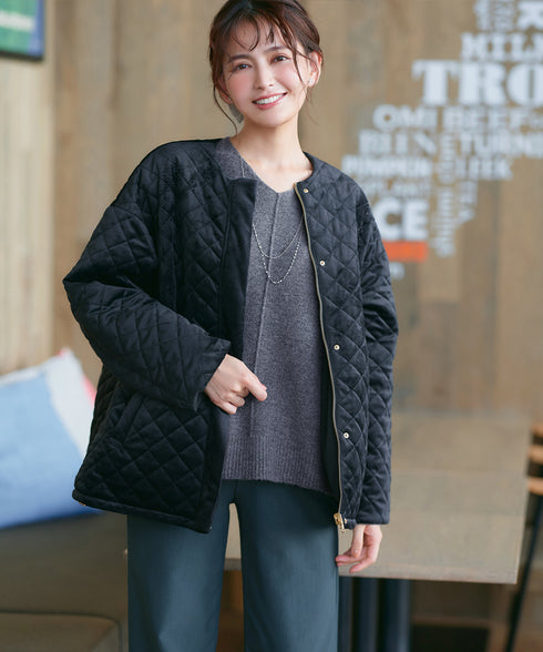 【安田美沙子さん着用】メランジVネックニットプルオーバー