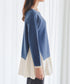 ヴィンテージサテンニットコンビチュニック