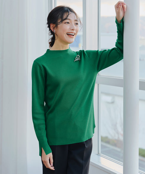 【クリアランスセール】ハイネックニットプルオーバー