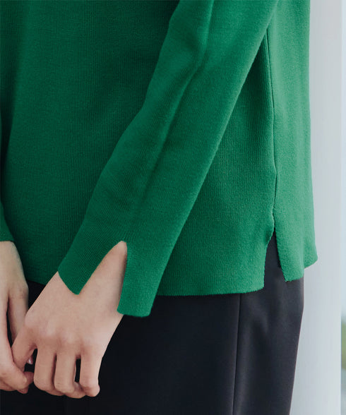 【クリアランスセール】ハイネックニットプルオーバー