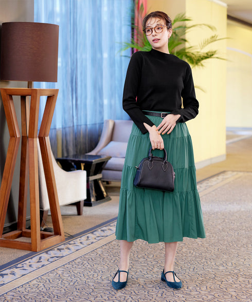 【クリアランスセール】ハイネックニットプルオーバー