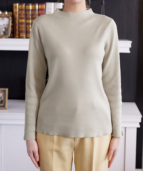 【クリアランスセール】ハイネックニットプルオーバー