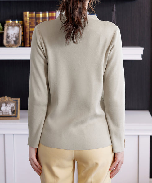 【クリアランスセール】ハイネックニットプルオーバー