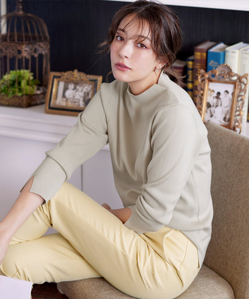 【クリアランスセール】ハイネックニットプルオーバー