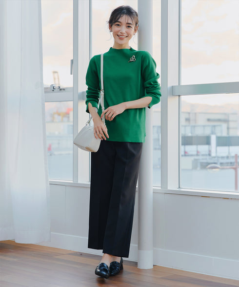 【クリアランスセール】ハイネックニットプルオーバー