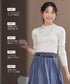 ランダムリブニットプルオーバー