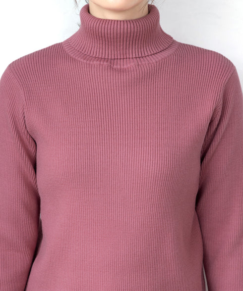 【新色追加】タートルボタンニットトップス