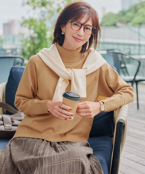 【安田美沙子さん着用】チェックプリーツスカート