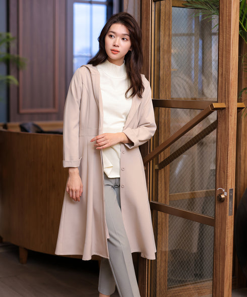 【クリアランスセール】配色ハイネックニットトップス