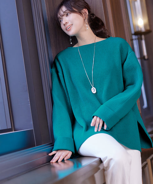 【アウトレット】軽量ワイドスリーブニット