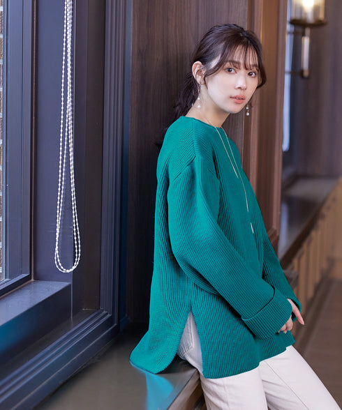 【アウトレット】軽量ワイドスリーブニット