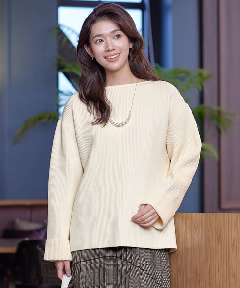 【アウトレット】軽量ワイドスリーブニット